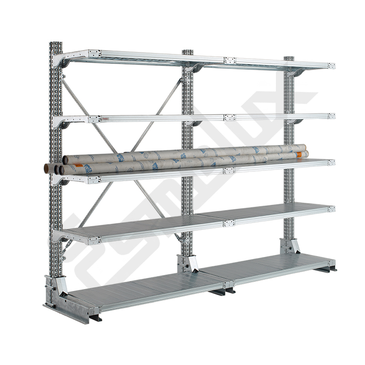 Estanteria Cantilever Ligero con material.